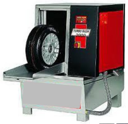 Wheel washer that warms the tyre